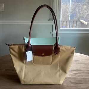 LongChamp Le Pliage Tote - Tan